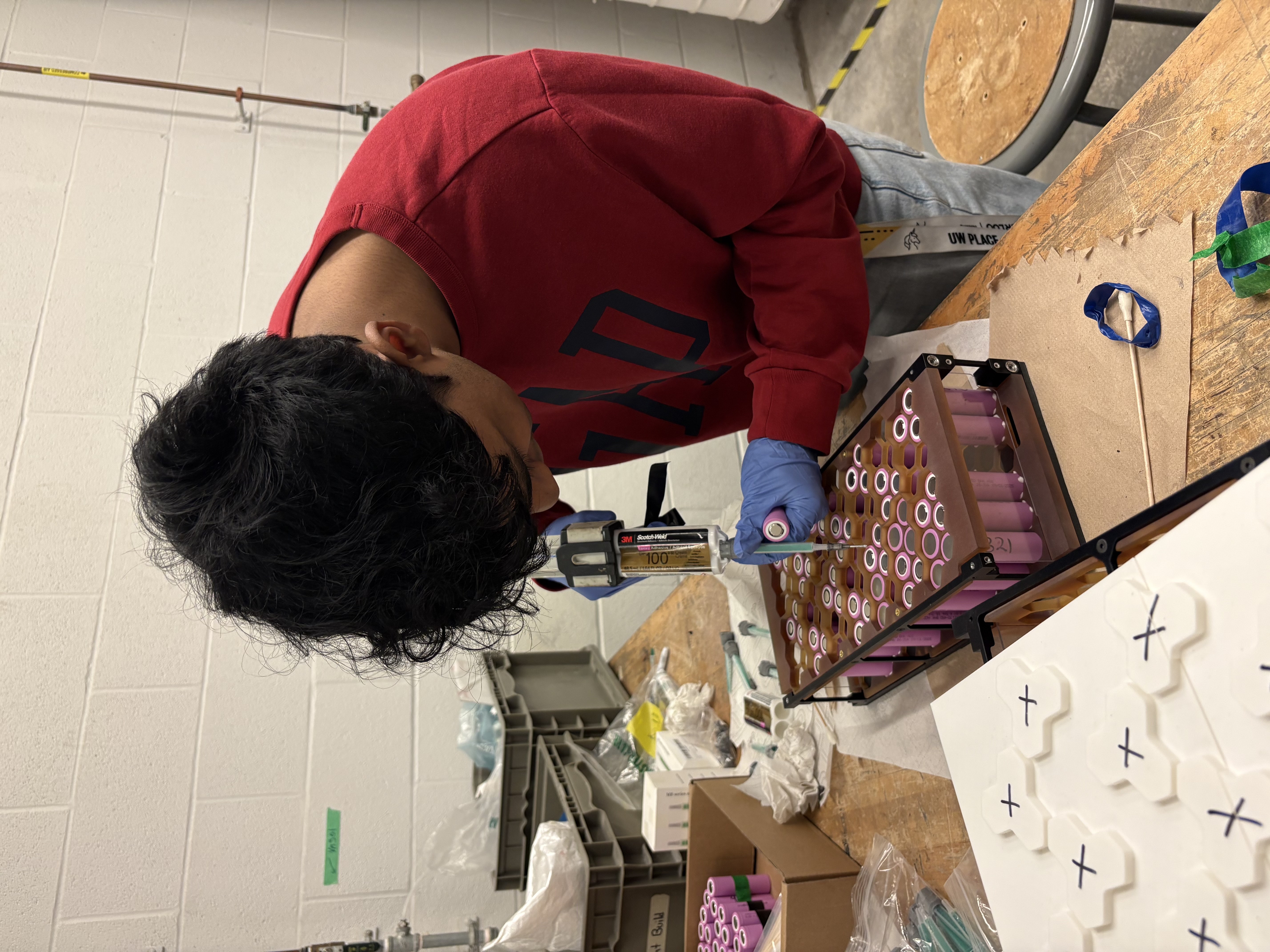 Battery segment construction