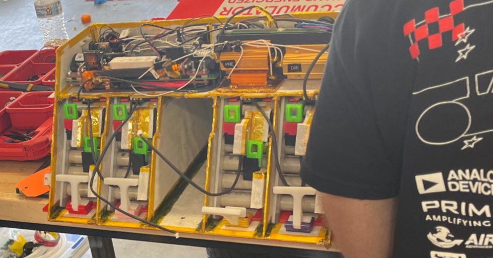 Northeastern Hybrid 2026 battery pack layout reference